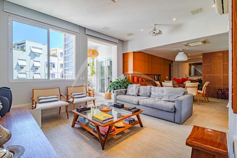 Conheça . do imóvel - Apartamento com 127m, 2 quartos + escritório e vaga, a venda na quadra da praia, em Copacabana. - APCO1318 - 1 . - 1