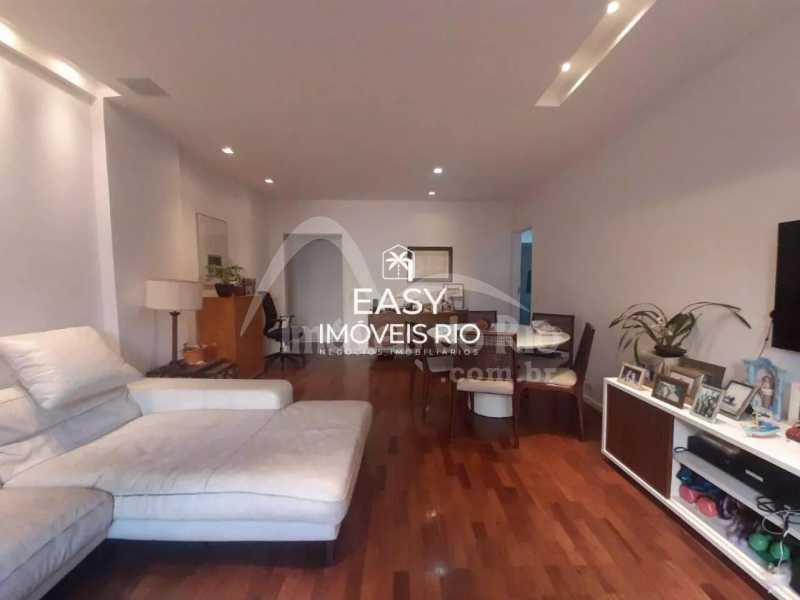 Conheça 1 do imóvel - Apartamento com 124m, 3 quartos e vaga, a venda na Lagoa. - APJB0756P - 3 1 - 3