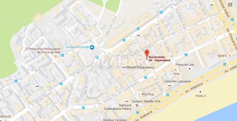 Conheça mapa do imóvel - Apartamento 2 quartos para alugar Copacabana, Rio de Janeiro - R$ 350 - ADAP20079 - 21 mapa - 21