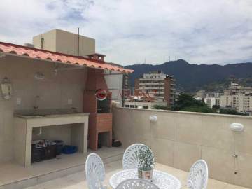 Ótima localização - Vendo Cobertura Duplex 3 Quartos Rua Emilia Sampaio Vila Isabel - BJCO30058