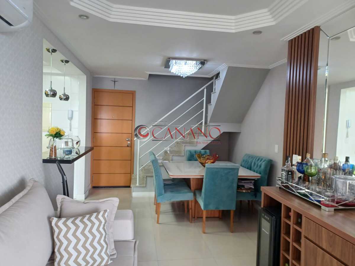 Conheça sala estar jantar Tenente Fran do imóvel - Cobertura à venda Rua Tenente Franca, Cachambi, Rio de Janeiro - R$ 960.000 - BJCO30069 - 5 sala estar jantar Tenente Fran - 5