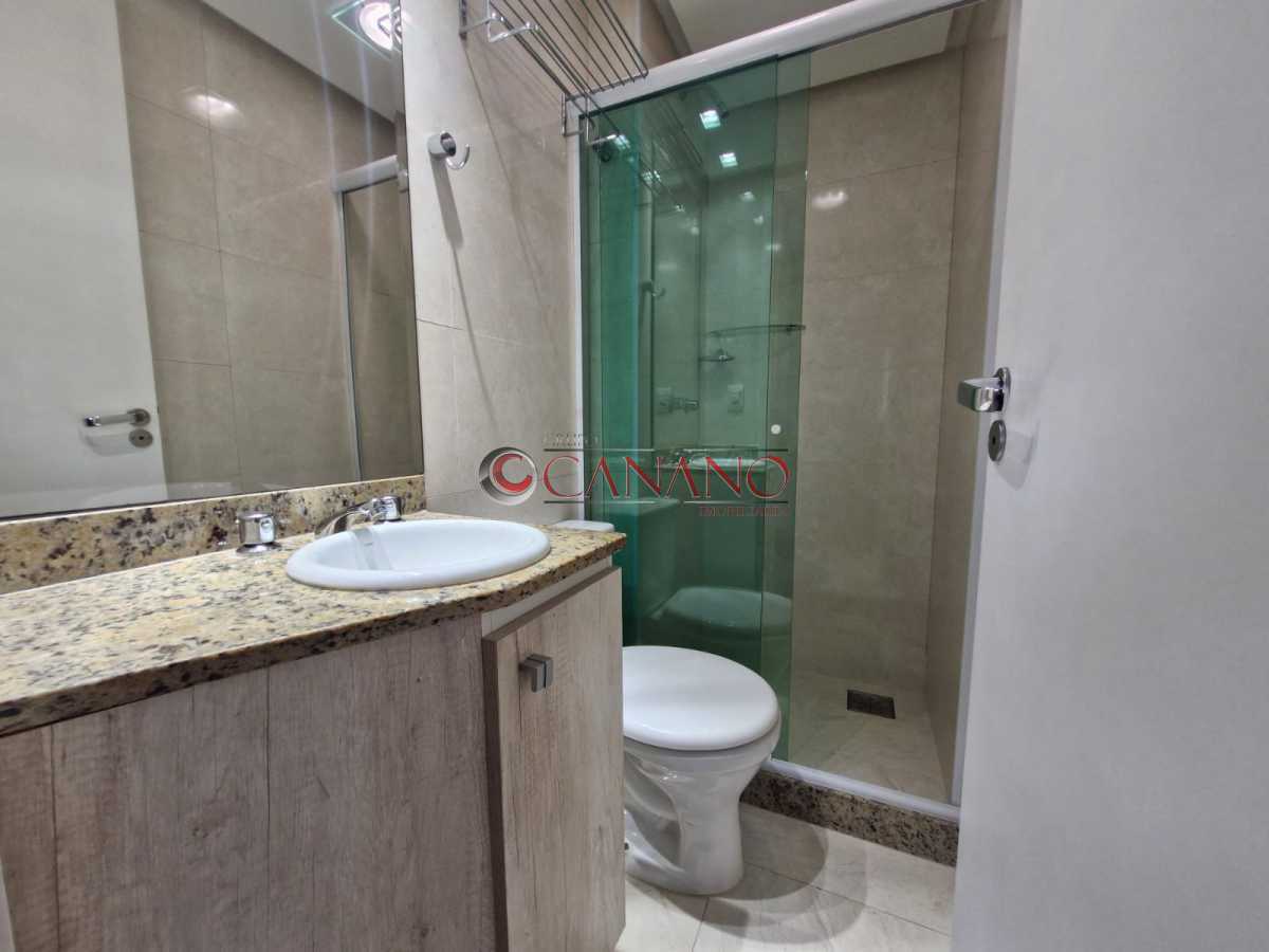 Conheça banheiro social Miguel Cervant do imóvel - Apartamento à venda Rua Miguel Cervantes, Cachambi, Rio de Janeiro - R$ 370.000 - BJAP21875 - 15 banheiro social Miguel Cervant - 15