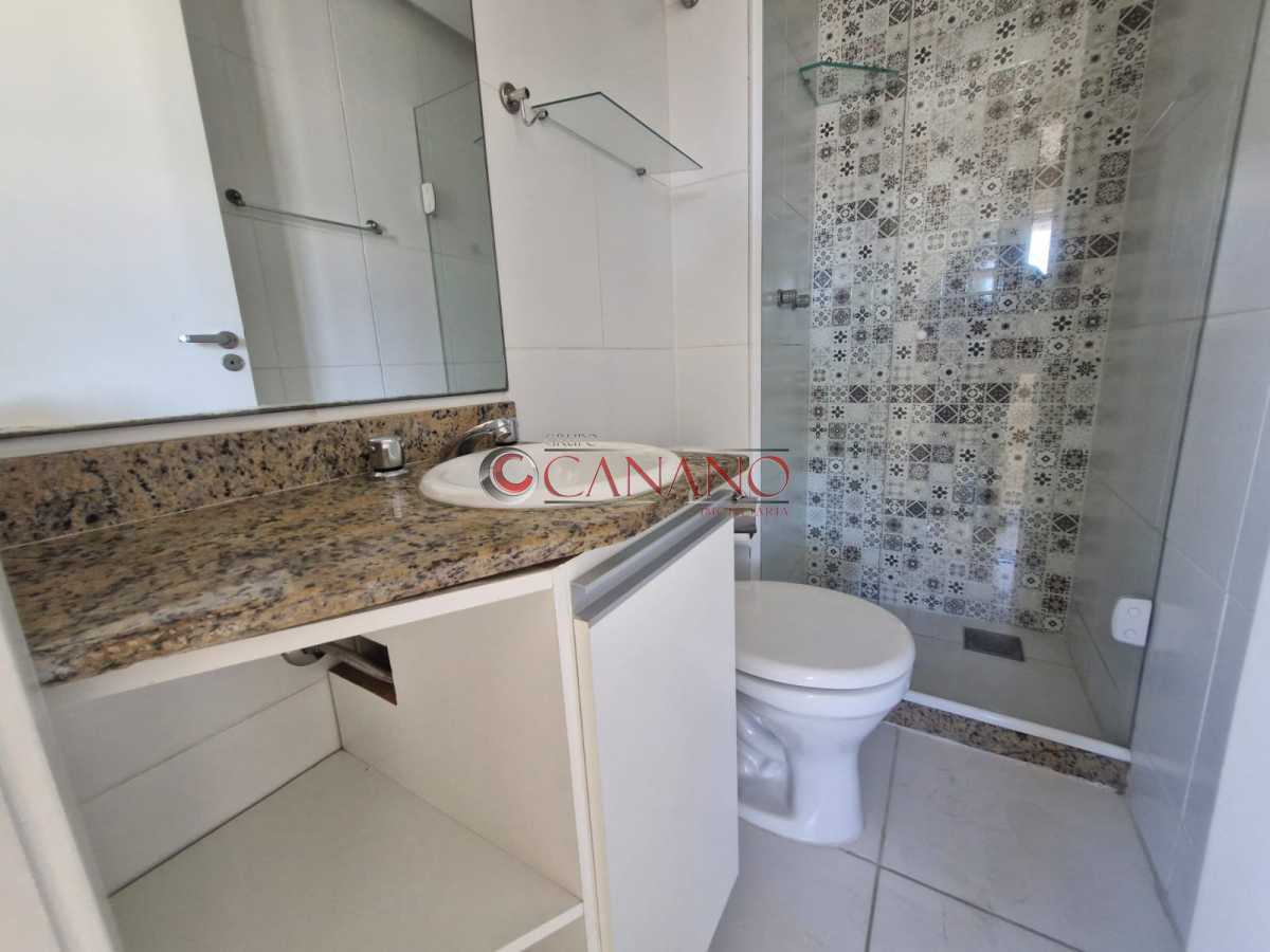 Conheça banheiro social Miguel Cervant do imóvel - Apartamento à venda Rua Miguel Cervantes, Cachambi, Rio de Janeiro - R$ 330.000 - BJAP21876 - 11 banheiro social Miguel Cervant - 11