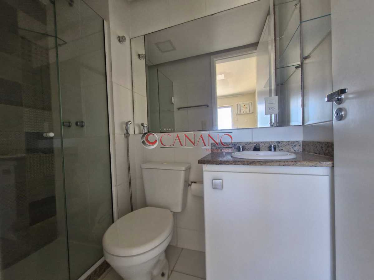 Conheça banheiro suite Miguel Cervante do imóvel - Apartamento à venda Rua Miguel Cervantes, Cachambi, Rio de Janeiro - R$ 330.000 - BJAP21876 - 7 banheiro suite Miguel Cervante - 7