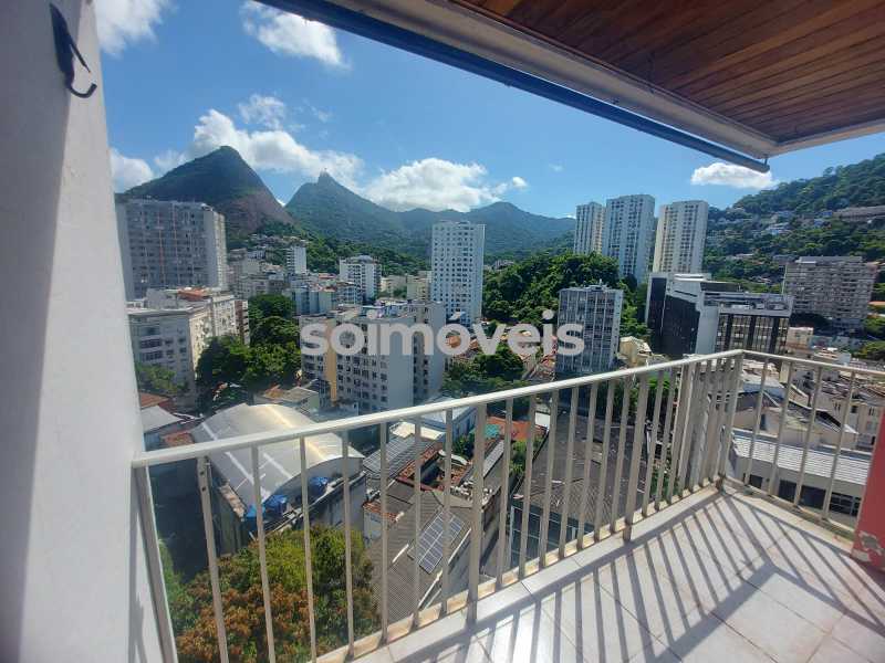Conheça varanda do imóvel - Apartamento 2 quartos à venda Rio de Janeiro,RJ Laranjeiras - R$ 880.000 - LBAP24154 - 3 varanda - 3
