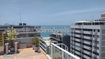 MARAVILHOSO IMÓVEL - Cobertura triplex na 1 ª quadra do Leblon !!! - LBCO50119