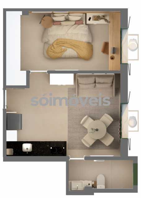 Conheça a22bbbcdeb69f50e204planta_204 do imóvel - Apartamento 1 quarto à venda Rio de Janeiro,RJ Copacabana - R$ 868.593 - LBAP11750 - 17 a22bbbcdeb69f50e204planta_204 - 17