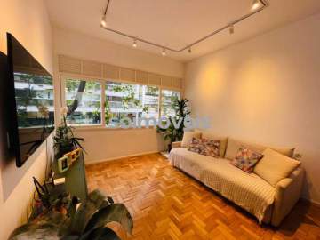 LOCALIZAÇÃO NOBRE - ESPETACULAR APARTAMENTO TOTALMENTE REFORMADO COM ÁREA EXTERNA EM RUA NOBRE DO LEBLON. - LBAP36864
