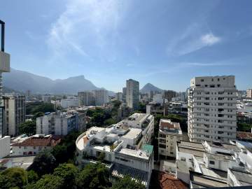 VISTA PANORÂMICA - Prédio cobiçado/Andar alto, linda vista para o mar e Cristo - LBAP11815
