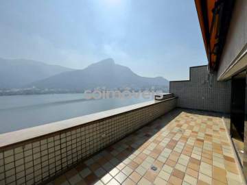 VISTA PANORÂMICA - Cobertura com vista panorâmica para Lagoa e Cristo - LBCO30584