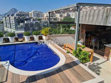 MARAVILHOSO IMÓVEL - Cobertura à venda Rua Marquês de São Vicente,Rio de Janeiro,RJ Gávea - R$ 7.300.000 - LBCO40480