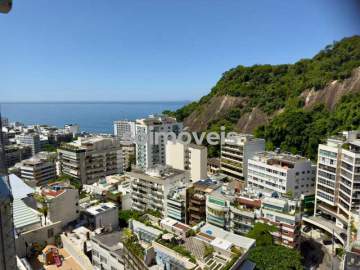Cobertura no Leblon com Vista cinematográfica para o mar, mata e Dois irmãos! - LBCO40504
