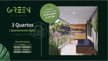 Apartamento à venda Rua Doutor Aníbal Moreira, Tijuca, Rio de Janeiro - R$ 1.100.000 - MBAP35462