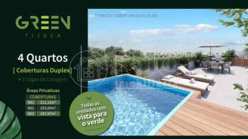 Cobertura à venda Rua Doutor Aníbal Moreira, Tijuca, Rio de Janeiro - R$ 2.300.000 - MBCO40236