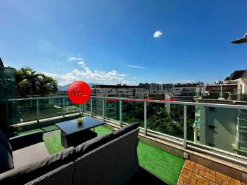 Cobertura 4 quartos para alugar Barra da Tijuca, Rio de Janeiro - R$ 16.500 - LOC500115