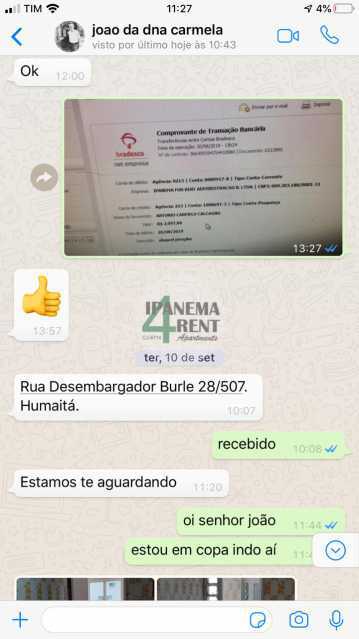 Conheça msg zap01 . do imóvel - Apartamento para alugar Rua Desembargador Burle, Humaitá, Rio de Janeiro - IP2105 - 20 msg zap01 . - 20