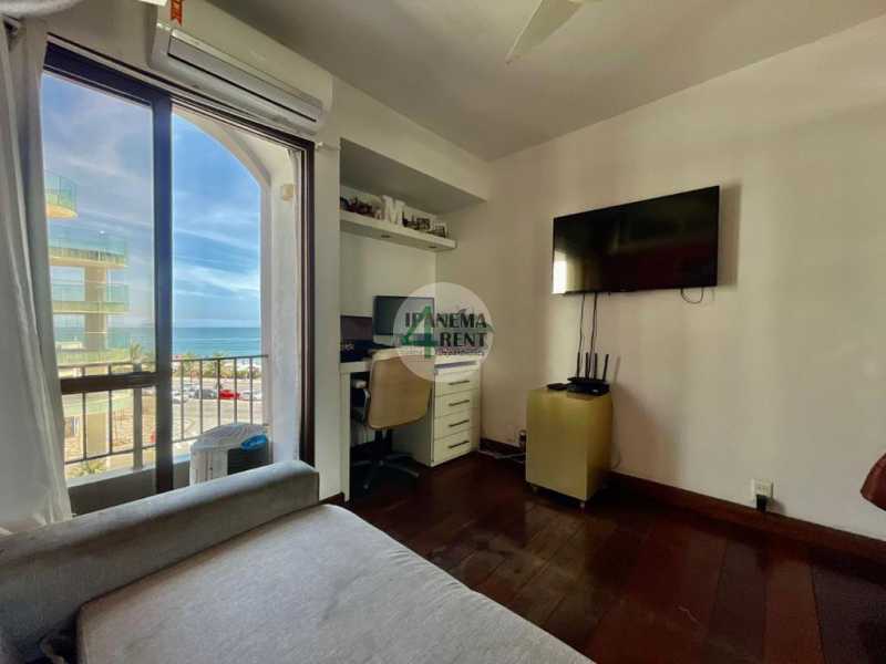 Conheça 15. do imóvel - Apartamento vista frontal mar e praia de Ipanema com duas varandas. - IPV3267 - 15 15. - 15