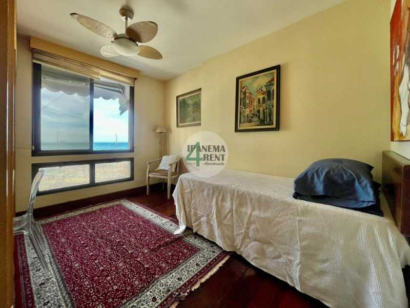 Conheça 16. do imóvel - Apartamento vista frontal mar e praia de Ipanema com duas varandas. - IPV3267 - 16 16. - 16