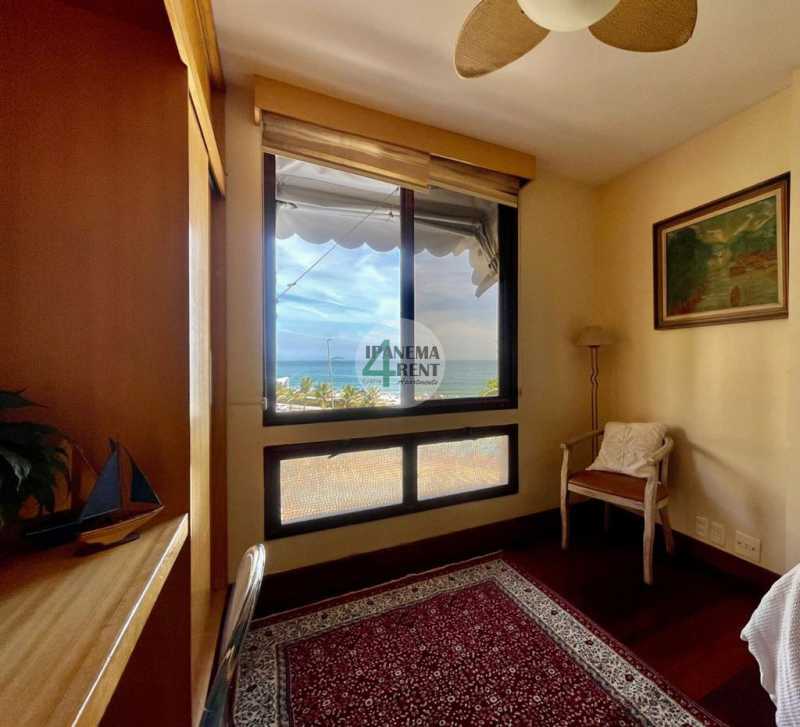 Conheça 17. do imóvel - Apartamento vista frontal mar e praia de Ipanema com duas varandas. - IPV3267 - 17 17. - 17