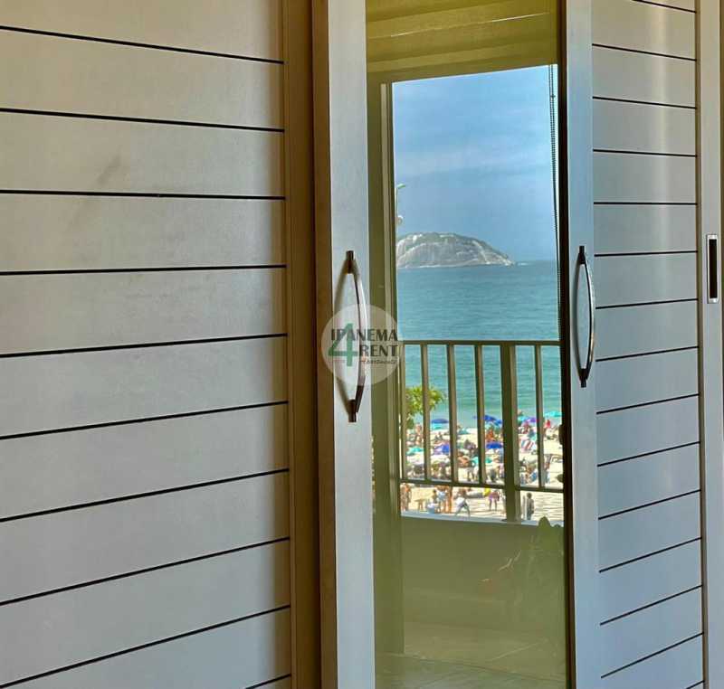 Conheça 19. do imóvel - Apartamento vista frontal mar e praia de Ipanema com duas varandas. - IPV3267 - 19 19. - 19
