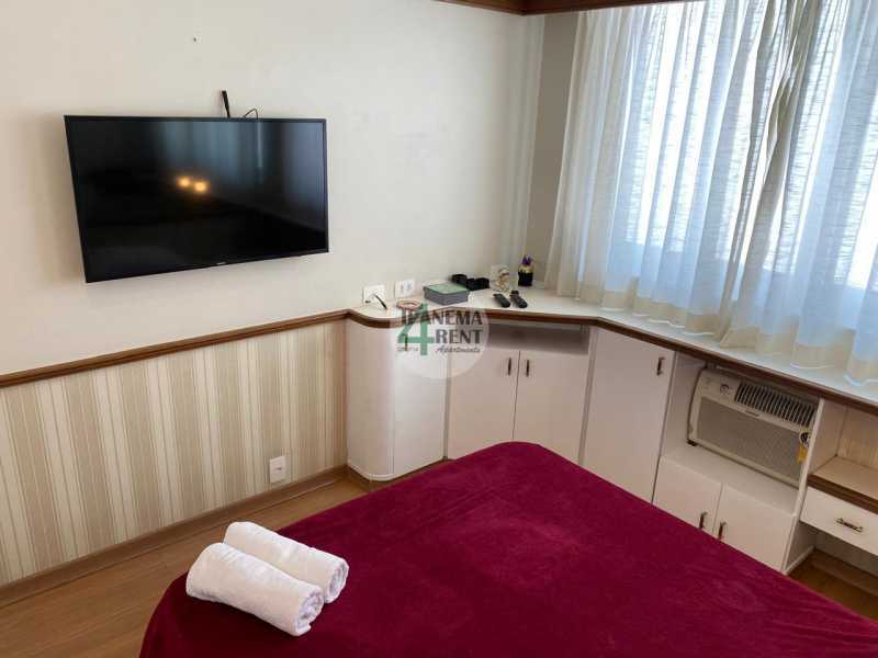 Conheça 06. do imóvel - Apartamento 52 m², sala e quarto com dependência, fundos, silencioso, Posto 06, uma quadra da praia e próximo ao Forte de Copacabana. Portaria 24 horas. - IP1071 - 6 06. - 6