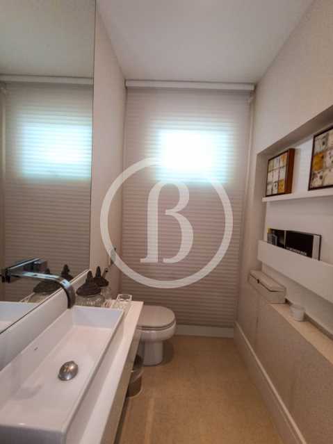 Conheça LAVABO do imóvel - Casa em Condomínio 4 quartos à venda Barra da Tijuca, Rio de Janeiro - R$ 6.050.000 - BFCN40086 - 19 LAVABO - 19