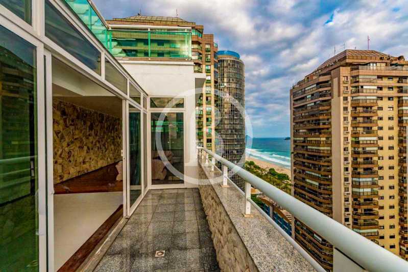 Conheça VARANDA 2° PAVIMENTO do imóvel - Cobertura 4 quartos à venda Barra da Tijuca, Rio de Janeiro - R$ 3.370.000 - BFCO40076 - 18 VARANDA 2° PAVIMENTO - 18
