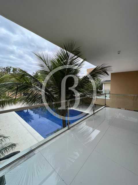 Conheça VARANDA DA 1° SUÍTE do imóvel - Casa em Condomínio 5 quartos à venda Barra da Tijuca, Rio de Janeiro - R$ 15.000.000 - BFCN50063 - 21 VARANDA DA 1° SUÍTE - 21