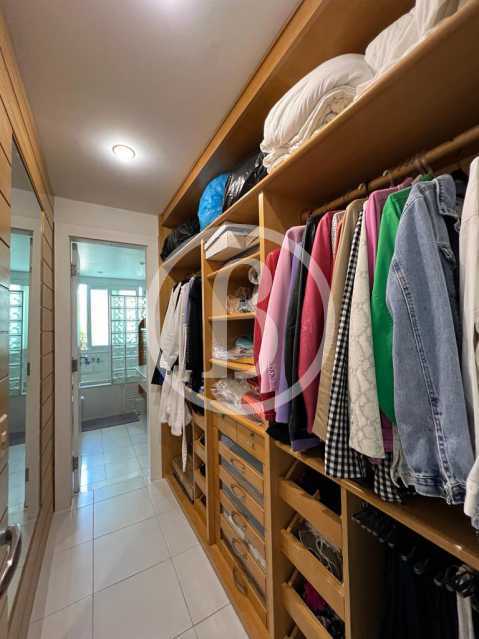 Conheça CLOSET DA 1° SUÍTE do imóvel - Casa em Condomínio 4 quartos à venda Barra da Tijuca, Rio de Janeiro - R$ 3.800.000 - BFCN40092 - 22 CLOSET DA 1° SUÍTE - 22