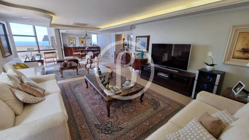 Conheça SALA do imóvel - Apartamento 4 quartos à venda Barra da Tijuca, Rio de Janeiro - R$ 5.900.000 - BFAP40276 - 5 SALA - 5