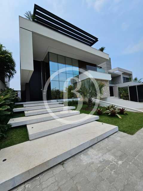 Conheça FACHADA OUTRO ÂNGULO do imóvel - Casa em Condomínio 4 quartos à venda Barra da Tijuca, Rio de Janeiro - R$ 13.500.000 - BFCN40096 - 2 FACHADA OUTRO ÂNGULO - 2