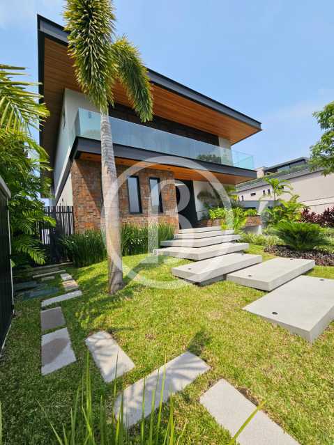 Conheça FACHADA OUTRO ÂNGULO do imóvel - Casa em Condomínio 5 quartos à venda Barra da Tijuca, Rio de Janeiro - R$ 12.960.000 - BFCN50075 - 2 FACHADA OUTRO ÂNGULO - 2