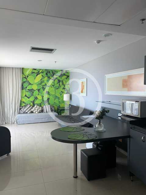 Conheça SALA /COPA do imóvel - Apartamento 1 quarto à venda Barra da Tijuca, Rio de Janeiro - R$ 1.200.000 - BFAP10230 - 6 SALA /COPA - 6
