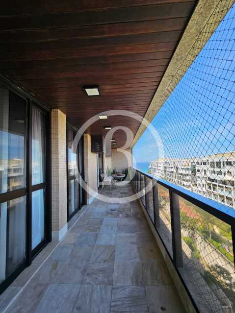 Conheça VARANDA do imóvel - Apartamento 4 quartos à venda Barra da Tijuca, Rio de Janeiro - R$ 2.650.000 - BFAP40288 - 2 VARANDA - 2