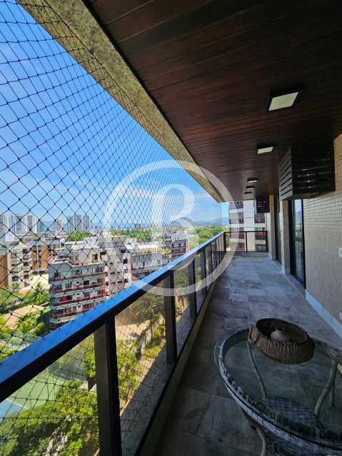 Conheça VARANDA OUTRO ÂNGULO do imóvel - Apartamento 4 quartos à venda Barra da Tijuca, Rio de Janeiro - R$ 2.650.000 - BFAP40288 - 4 VARANDA OUTRO ÂNGULO - 4