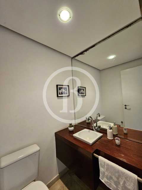 Conheça LAVABO do imóvel - Apartamento 4 quartos à venda Barra da Tijuca, Rio de Janeiro - R$ 2.650.000 - BFAP40288 - 9 LAVABO - 9