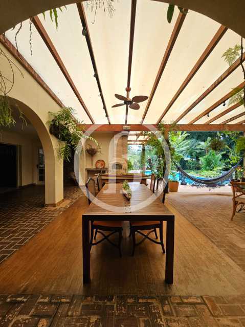 Conheça VARANDA do imóvel - Casa em Condomínio 7 quartos à venda Barra da Tijuca, Rio de Janeiro - R$ 6.000.000 - BFCN70005 - 8 VARANDA - 8
