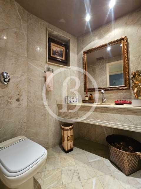 Conheça LAVABO do imóvel - Casa em Condomínio 7 quartos à venda Barra da Tijuca, Rio de Janeiro - R$ 6.000.000 - BFCN70005 - 14 LAVABO - 14