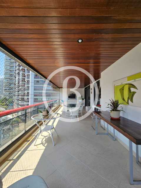 Conheça VARANDA do imóvel - Cobertura 4 quartos à venda Barra da Tijuca, Rio de Janeiro - R$ 3.850.000 - BFCO40088 - 1 VARANDA - 1