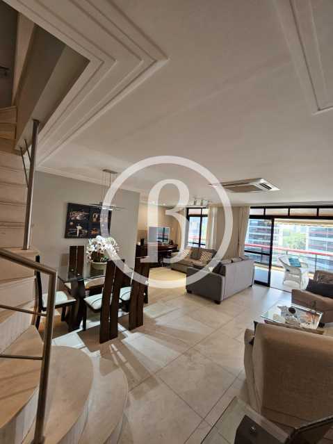 Conheça SALA OUTRO ÂNGULO do imóvel - Cobertura 4 quartos à venda Barra da Tijuca, Rio de Janeiro - R$ 3.850.000 - BFCO40088 - 6 SALA OUTRO ÂNGULO - 6