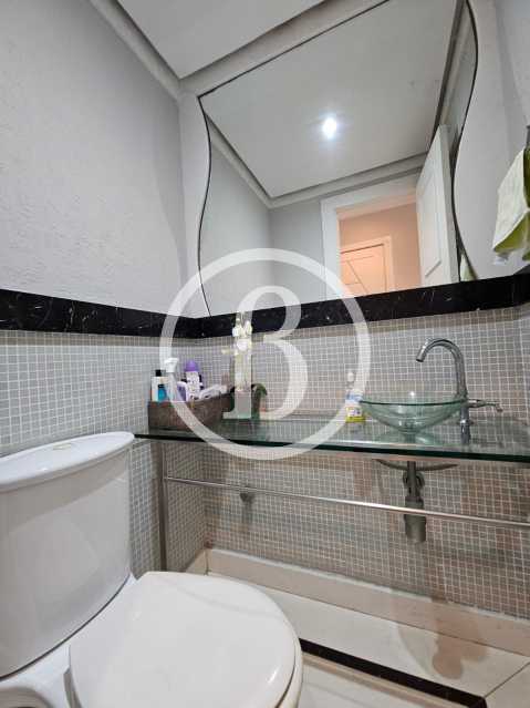 Conheça LAVABO do imóvel - Cobertura 4 quartos à venda Barra da Tijuca, Rio de Janeiro - R$ 3.850.000 - BFCO40088 - 7 LAVABO - 7