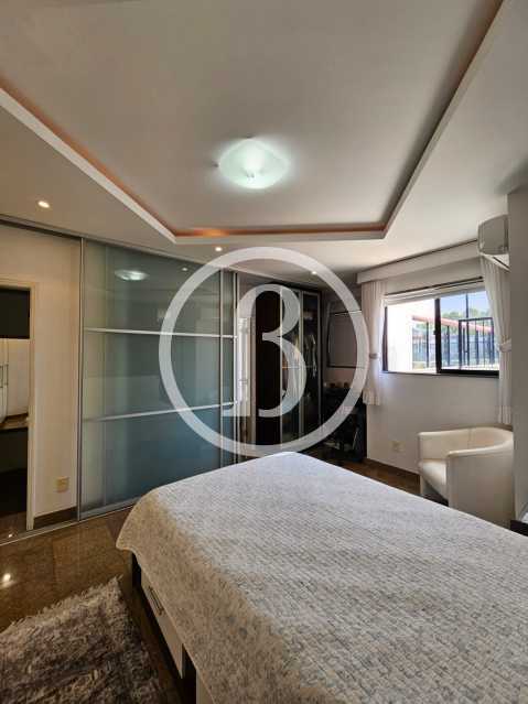 Conheça SUÍTE MASTER do imóvel - Cobertura 4 quartos à venda Barra da Tijuca, Rio de Janeiro - R$ 3.850.000 - BFCO40088 - 21 SUÍTE MASTER - 21