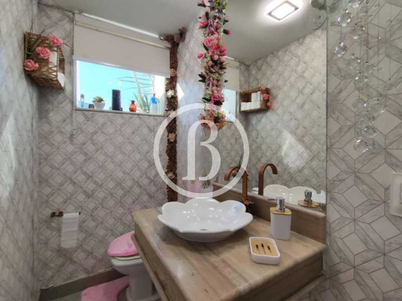 Conheça LAVABO do imóvel - Casa em Condomínio 5 quartos à venda Barra da Tijuca, Rio de Janeiro - R$ 4.500.000 - BFCN50082 - 15 LAVABO - 15