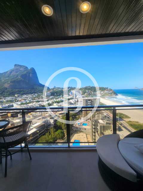 Conheça VARANDA OUTRO ÂNGULO do imóvel - Apartamento 1 quarto à venda Barra da Tijuca, Rio de Janeiro - R$ 1.500.000 - BFAP10241 - 5 VARANDA OUTRO ÂNGULO - 5