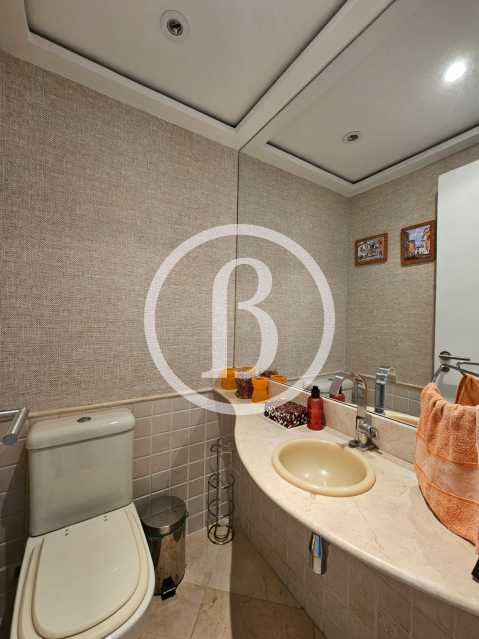 Conheça LAVABO do imóvel - Cobertura 4 quartos à venda Barra da Tijuca, Rio de Janeiro - R$ 3.500.000 - BFCO40090 - 10 LAVABO - 10