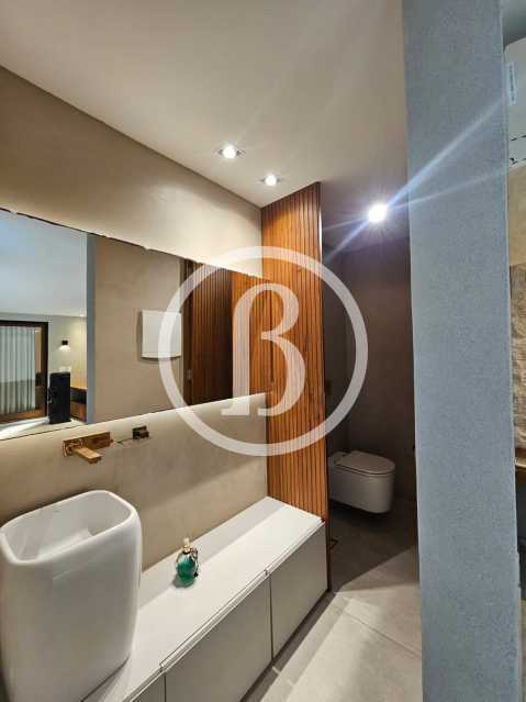 Conheça LAVABO do imóvel - Casa em Condomínio 4 quartos à venda Barra da Tijuca, Rio de Janeiro - R$ 13.500.000 - BFCN40105 - 10 LAVABO - 10