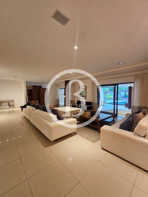 Conheça SALA do imóvel - Casa em Condomínio 4 quartos à venda Barra da Tijuca, Rio de Janeiro - R$ 13.500.000 - BFCN40105 - 8 SALA - 8