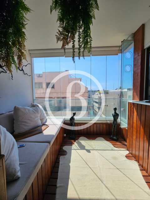 Conheça VARANDA do imóvel - Apartamento 1 quarto à venda Barra da Tijuca, Rio de Janeiro - R$ 1.300.000 - BFAP10262 - 2 VARANDA - 2