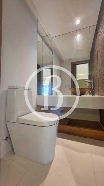 Conheça LAVABO do imóvel - Apartamento 4 quartos à venda Condomínio PENÍNSULA SAINT MARTIN - Barra da Tijuca, Rio de Janeiro - R$ 2.690.000 - BFAP40319 - 11 LAVABO - 11