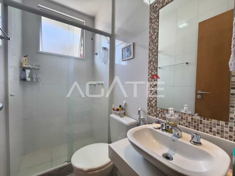 Condomínio Ed. Lagoa Mar - Agatê Imóveis vende lindo Apartamento de 102 m² Praia de Piratininga - Niterói por R 990 mil reais. - HTAP20066